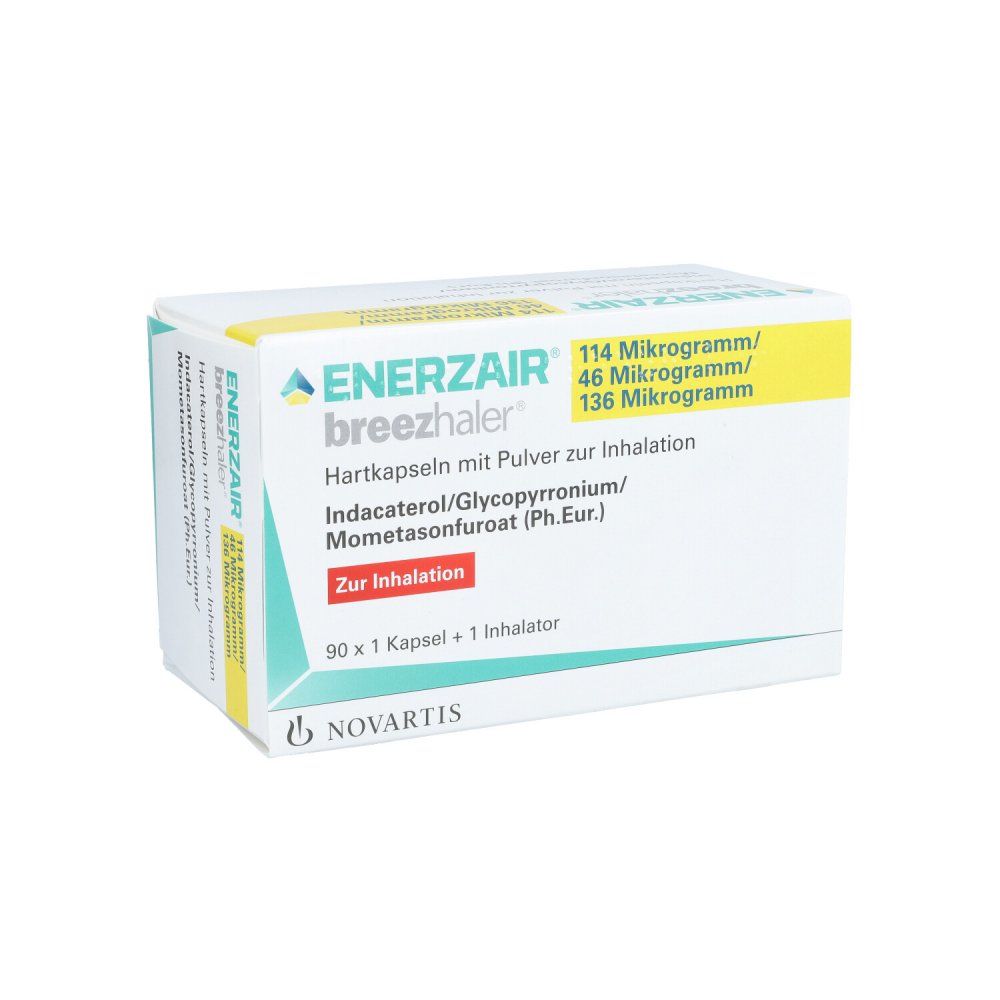 Enerzair Breezhaler 114μg/46μg/136μg Hkp.P.Z.Inh. (90 stk)