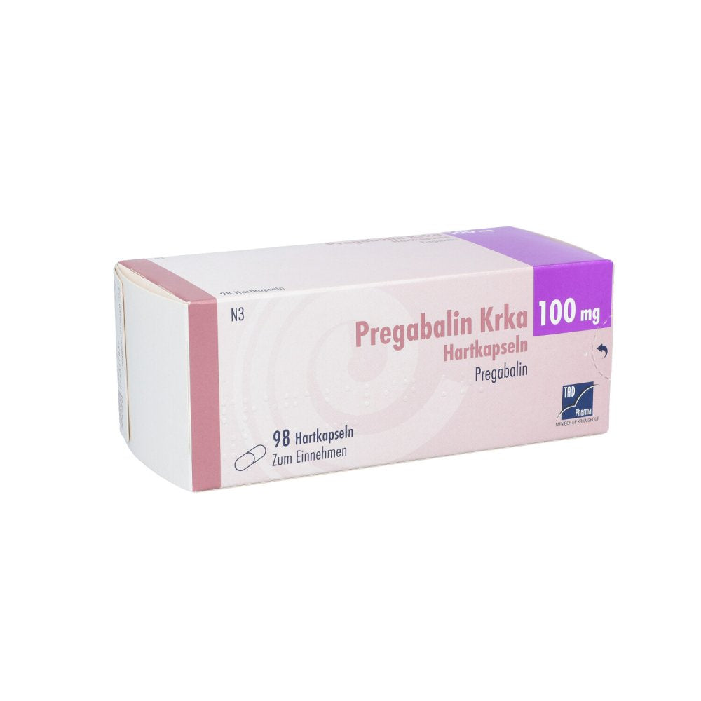 Pregabalin Krka 100 Mg Hartkapseln (98 stk)