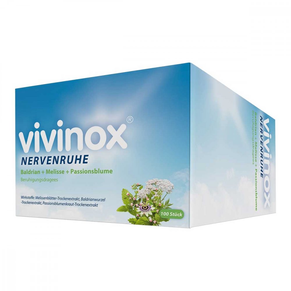 Vivinox Nervenruhe Baldr.+Mel.+Passion.Beruh.Drag. (100 stk)