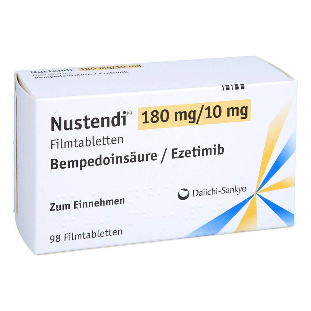 Nustendi 180 Mg/10 Mg Filmtabletten (98 stk)