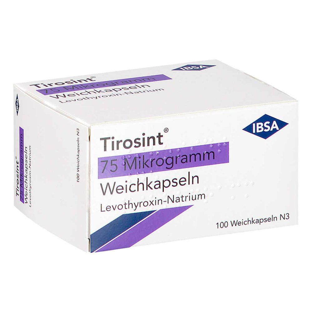 Tirosint 75 Mikrogramm Weichkapseln (100 stk)