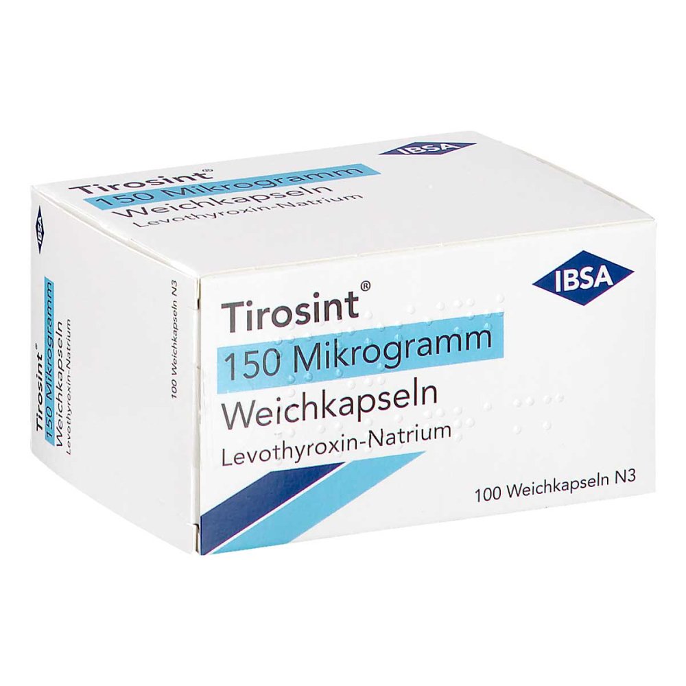 Tirosint 150 Mikrogramm Weichkapseln (100 stk)