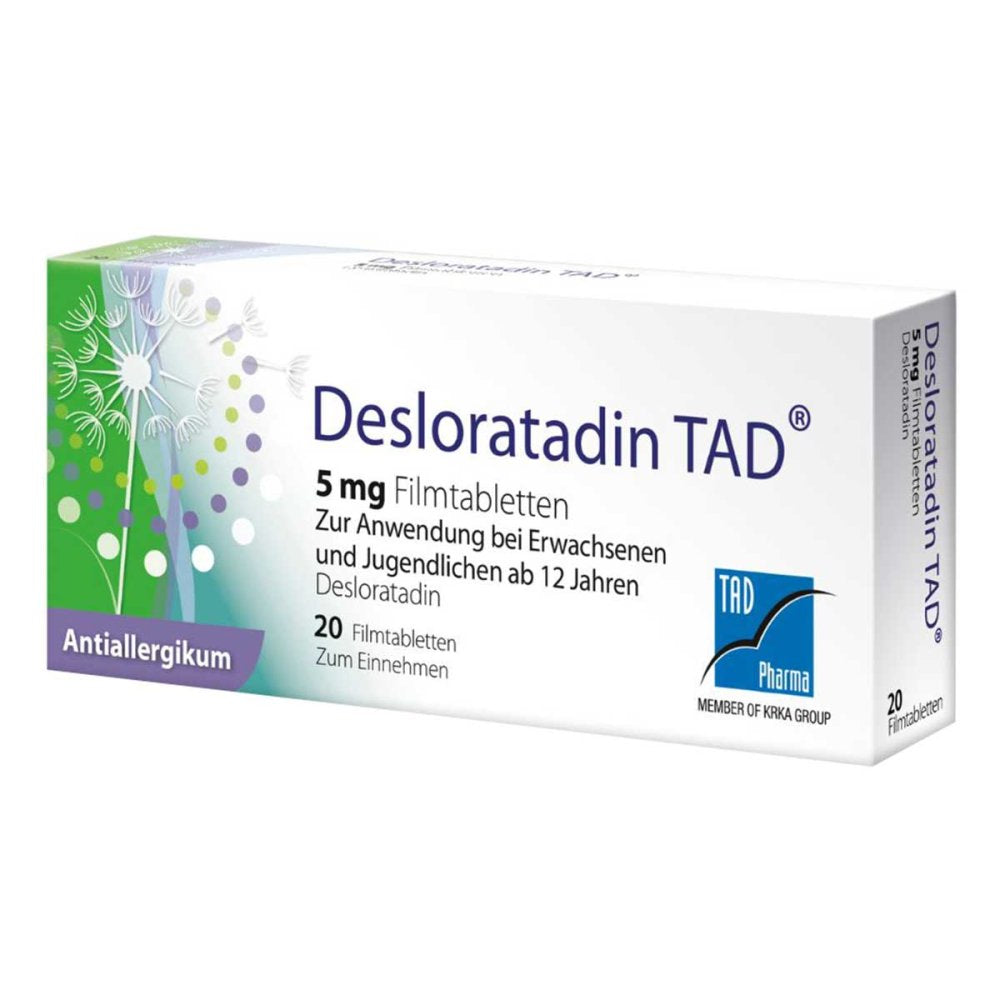 Desloratadin Tad 5 Mg Filmtabletten (20 stk)