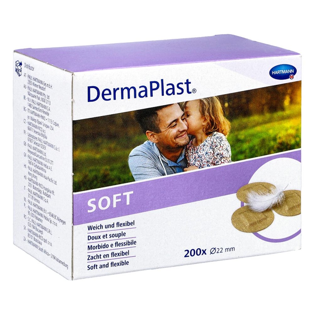 Dermaplast Soft Spots Pflaster Rund 22 Mm (200 stk)
