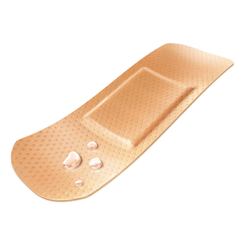 Das Produktfoto zeigt Dermaplast Water-Resistant Pflasterstrips 25x72 Mm (100 stk) PZN 16600156