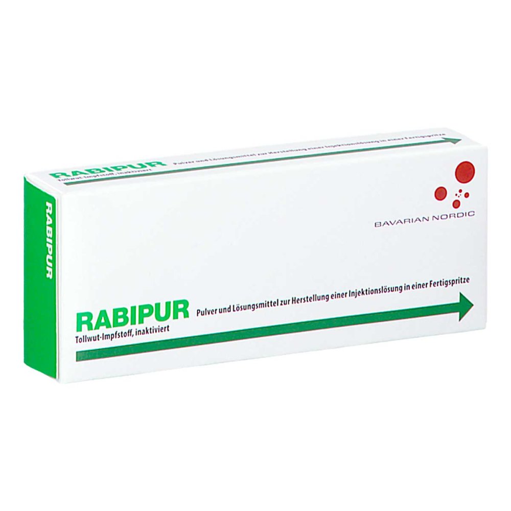 Rabipur Plv.+Lm Z.Her.E.Injektionslsg.I.Fertigspr. (1 stk)