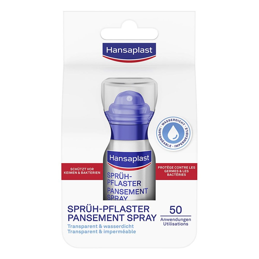 Das Produktfoto zeigt Hansaplast Sprühpflaster (32.5 ml) PZN 16762396