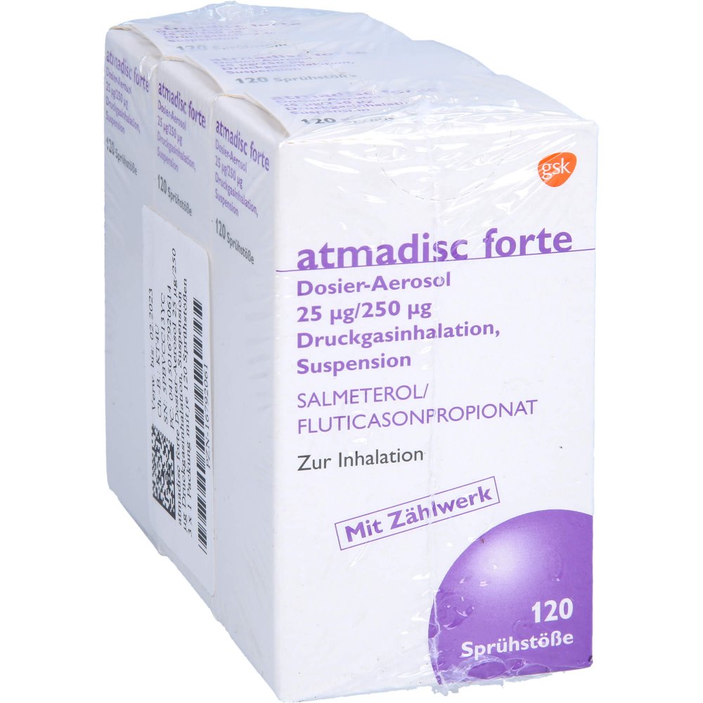 Atmadisc Forte 25 Μg/250 Μg Dos.Aer.Fckw Frei (3X120 stk)