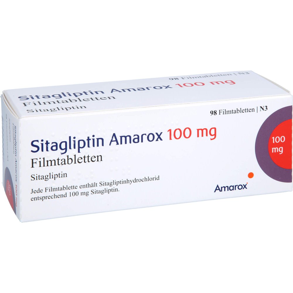Sitagliptin Amarox 100 Mg Filmtabletten (98 stk)