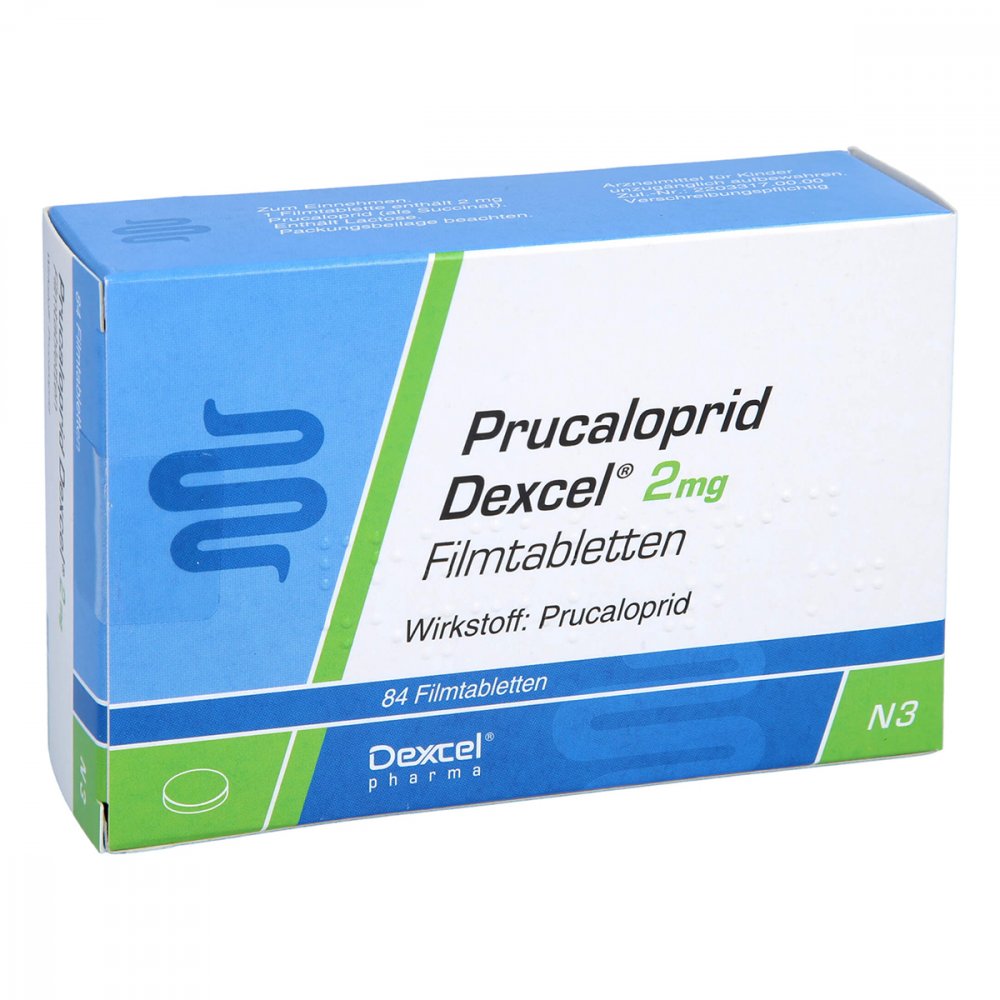 Prucaloprid Dexcel 2 Mg Filmtabletten (84 stk)