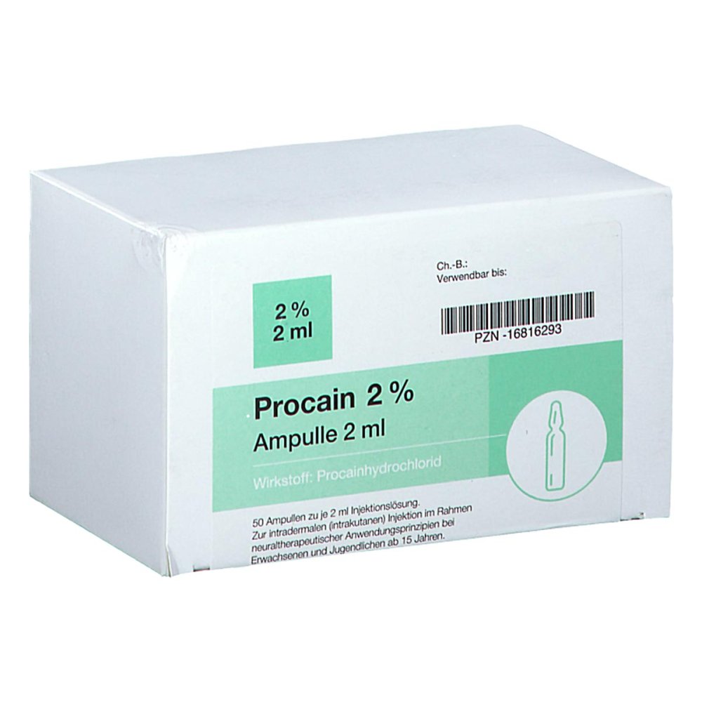 Procain Pharmarissano Ampulle 2% 2 Ml Inj.-Lsg. (50X2 ml)