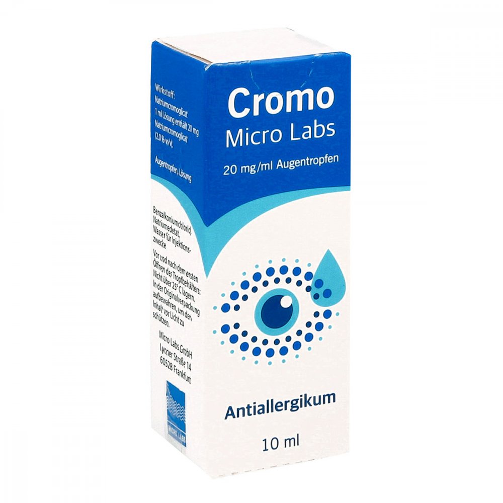 Cromo Micro Labs 20 Mg/Ml Augentropfen (10 ml)