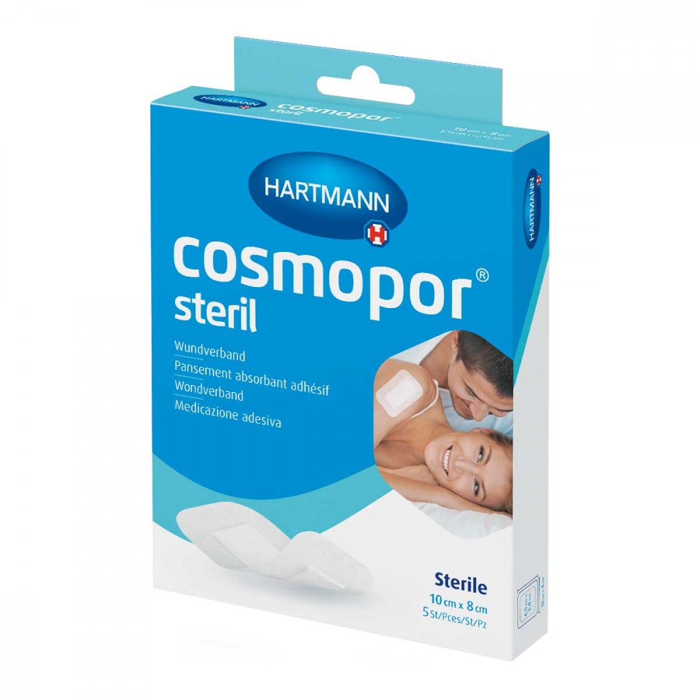 Cosmopor Steril Wundverband 8x10 Cm Otc (5 stk)