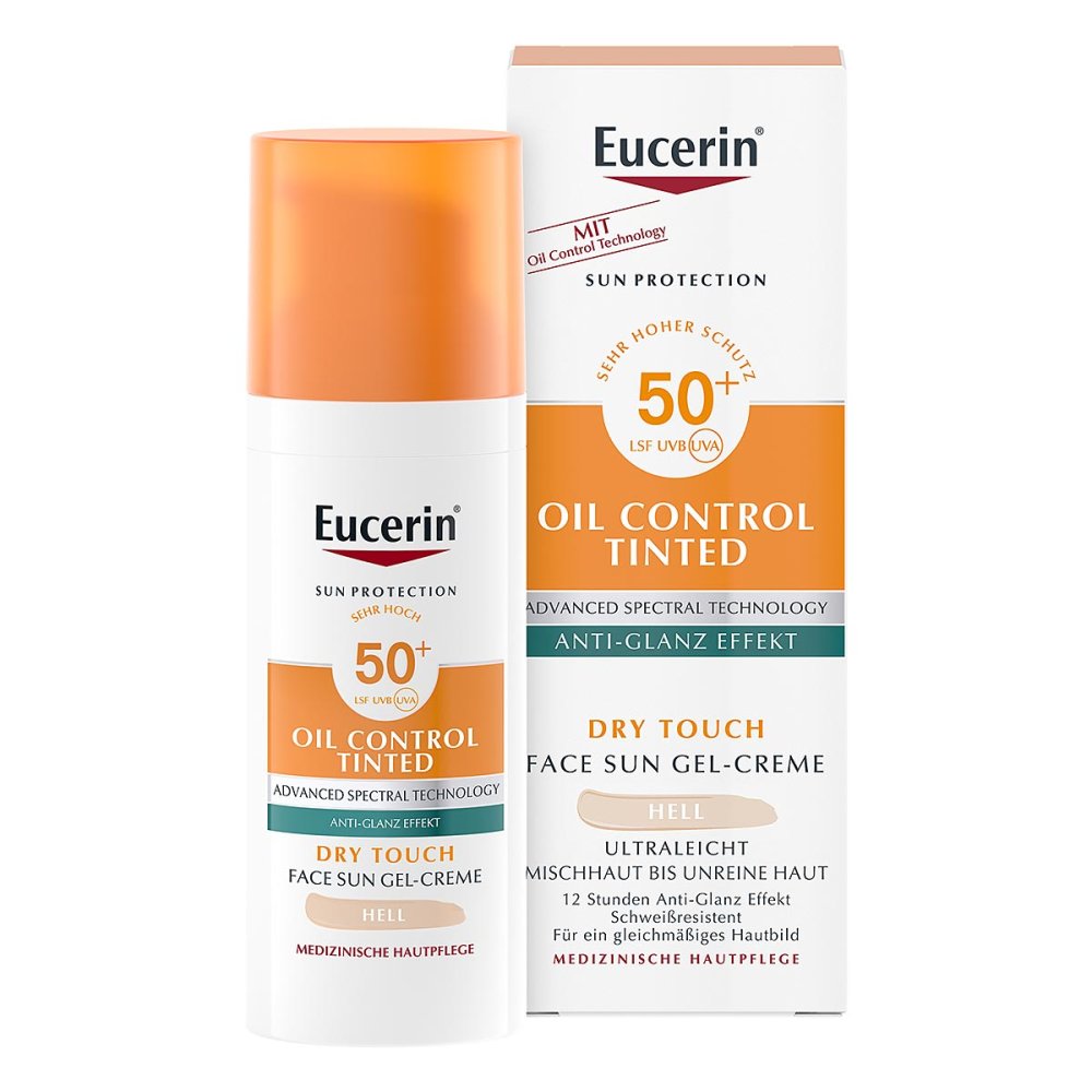 Eucerin Sun Oil Control Tinted Creme Lsf 50+ Hell (50 ml)
