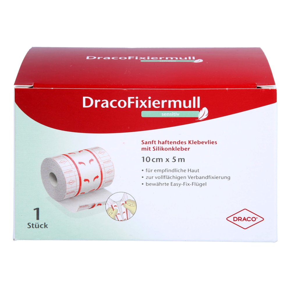 Dracofixiermull Sensitiv 10 Cmx5 M (1 stk)
