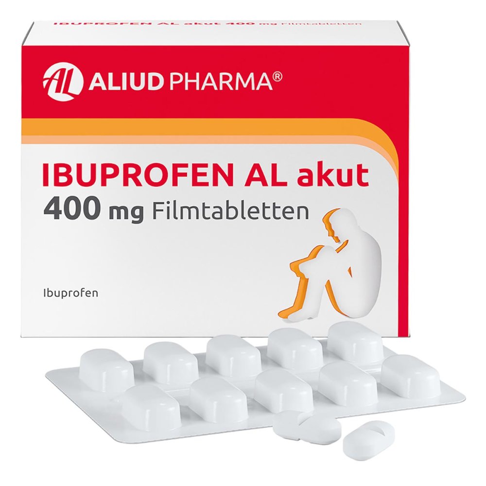 Ibuprofen Al Akut 400 Mg Filmtabletten (50 stk)