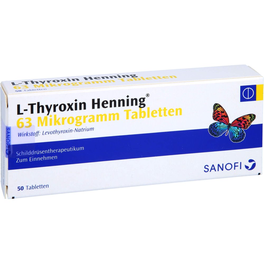 L-Thyroxin Henning 63 Μg Tabletten (50 stk)
