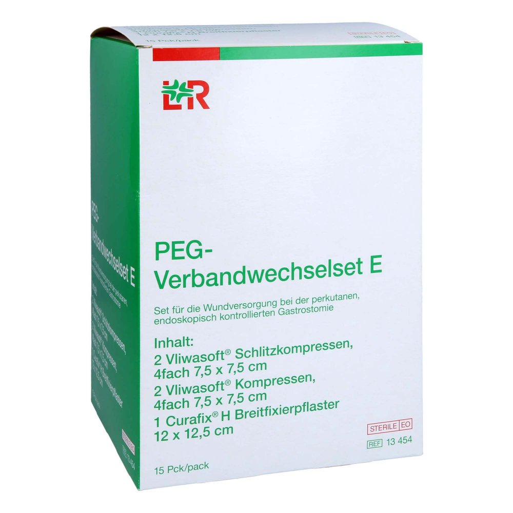 Das Produktfoto zeigt Peg Verbandwechsel Set E (15 stk) PZN 16926142