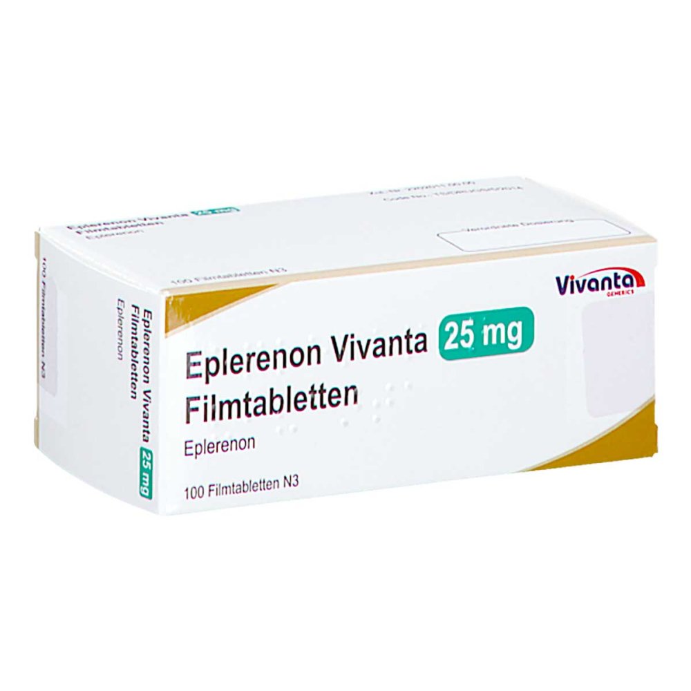 Eplerenon Vivanta 25 Mg Filmtabletten (100 stk)
