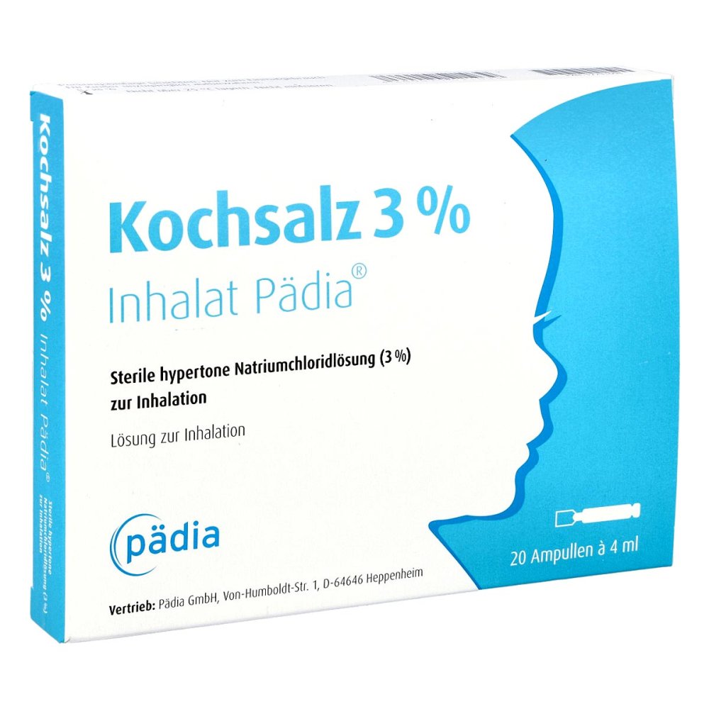 Kochsalz 3% Inhalat Pädia Ampullen (20 stk)