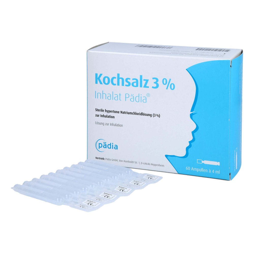 Kochsalz 3% Inhalat Pädia Ampullen (60X4 ml)