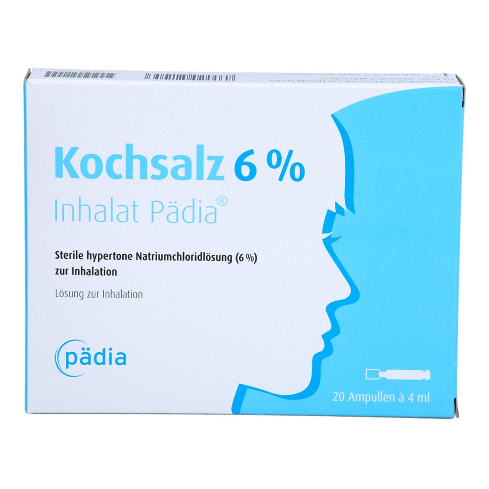Kochsalz 6% Inhalat Pädia Ampullen (20 stk)