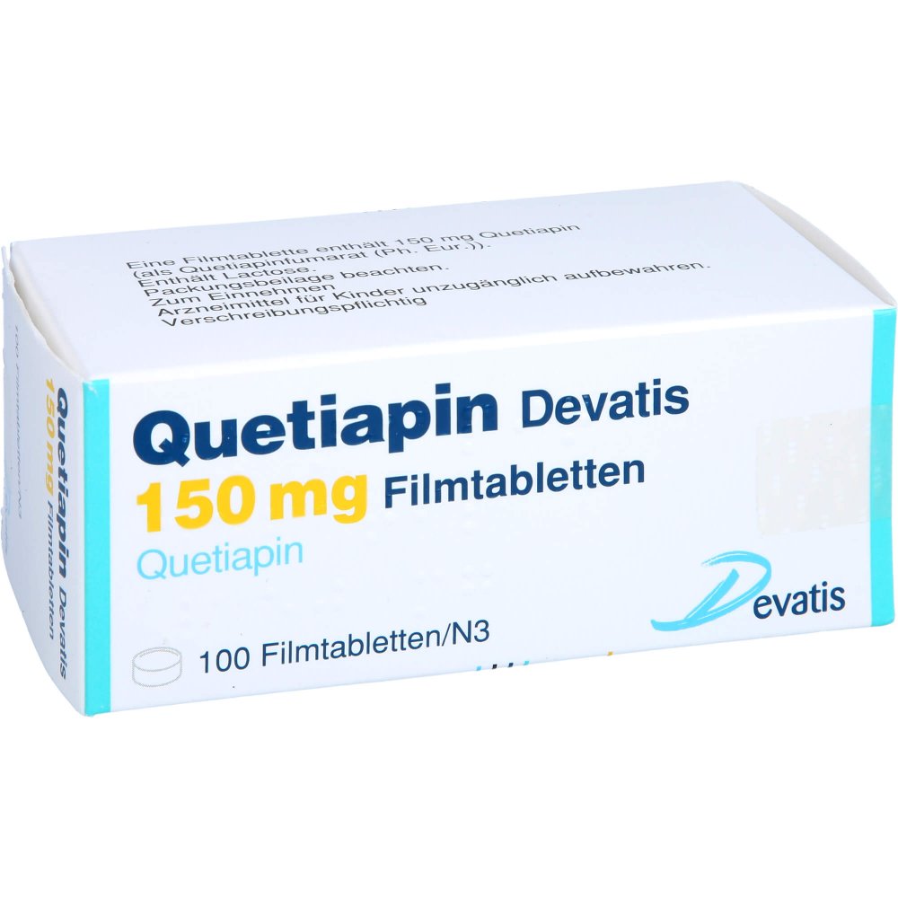 Quetiapin Devatis 150 Mg Filmtabletten (100 stk)
