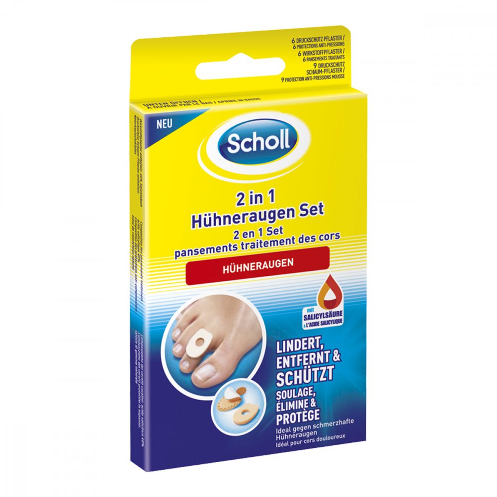 Scholl 2in1 Hühneraugen Set (1 Pck)