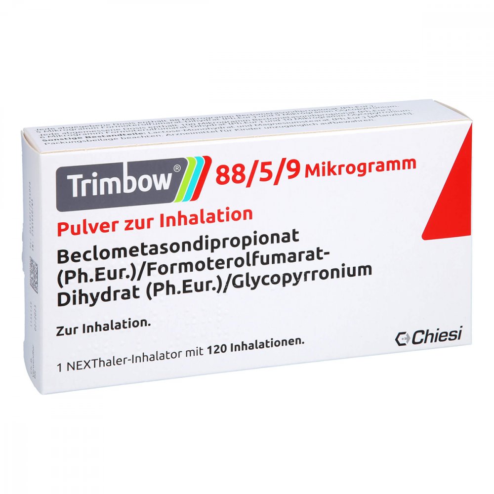 Trimbow 88/5/9 Μg 120ed Plv.Z.Inhalation Nexthaler (1 stk)