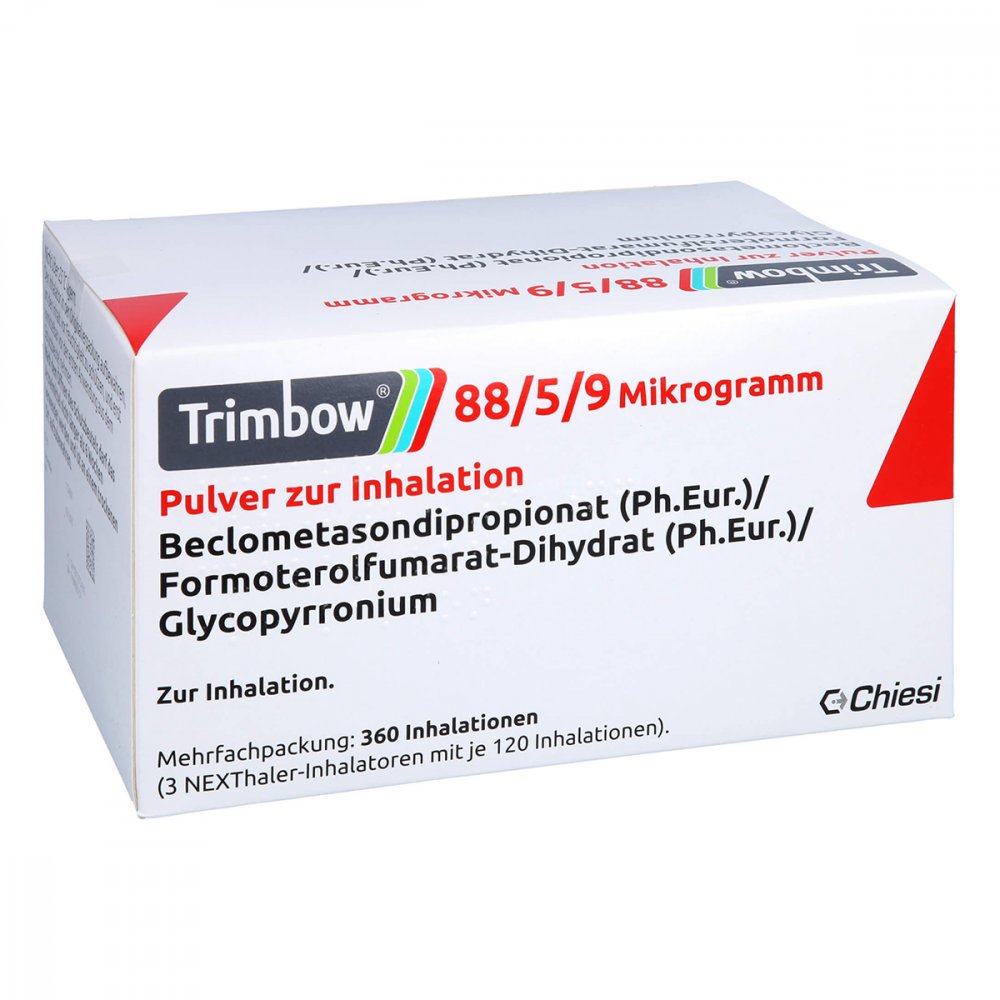 Trimbow 88/5/9 Μg 360ed Plv.Z.Inhalation Nexthaler (3 stk)