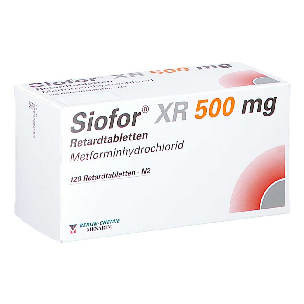 Siofor Xr 500 Mg Retardtabletten (120 stk)