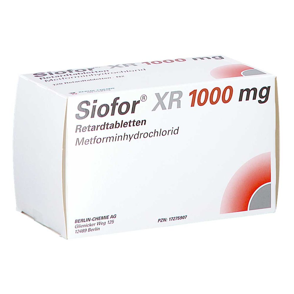 Siofor Xr 1000 Mg Retardtabletten (120 stk)
