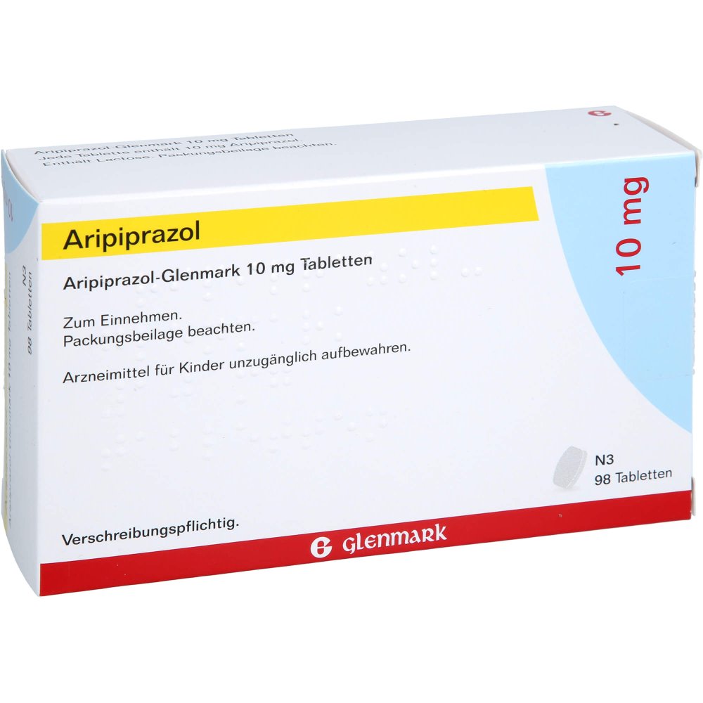 Aripiprazol-Glenmark 10 Mg Tabletten (98 stk)