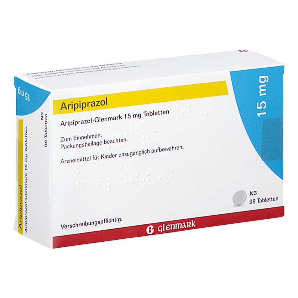 Aripiprazol-Glenmark 15 Mg Tabletten (98 stk)