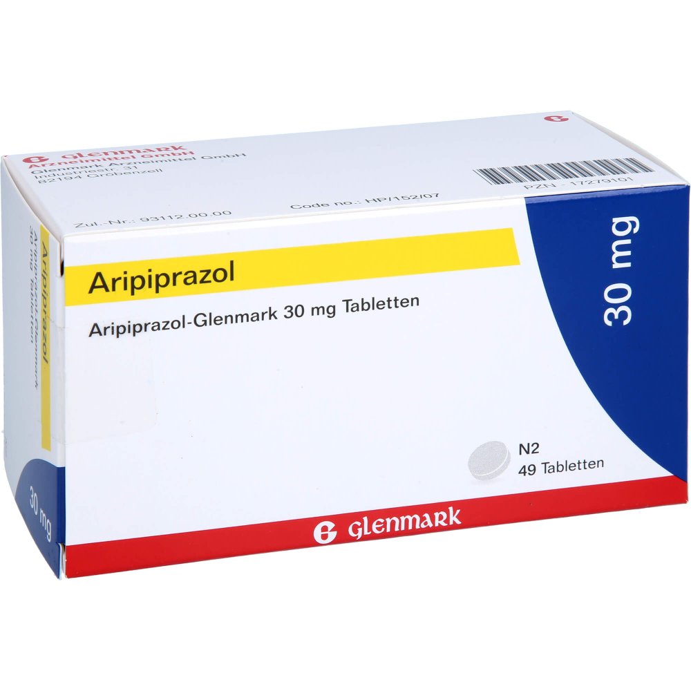 Aripiprazol-Glenmark 30 Mg Tabletten (49 stk)
