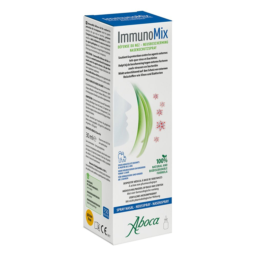 Das Produktfoto zeigt Immunomix Nasenschutzspray (30 ml) PZN 17306559