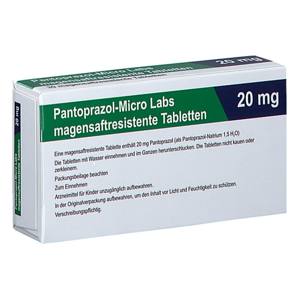 Pantoprazol-Micro Labs 20 Mg Magensaftr.Tabletten (30 stk)
