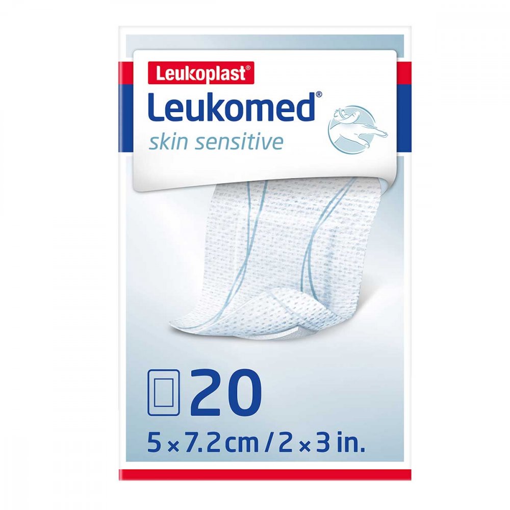 Leukomed Skin Sensitive Steril 5x7,2 Cm (20 stk)