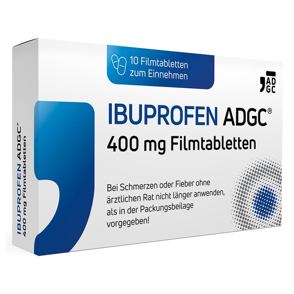 Ibuprofen Adgc 400 Mg Filmtabletten (10 stk)
