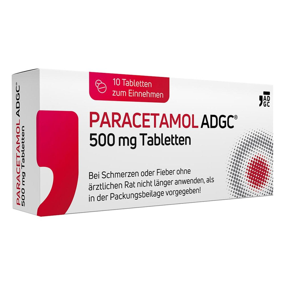 Paracetamol Adgc 500 Mg Tabletten (10 stk)