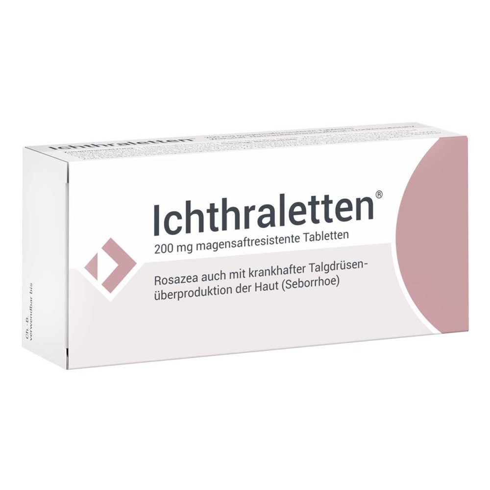 Ichthraletten 200 Mg Magensaftresistente Tabletten (84 stk)