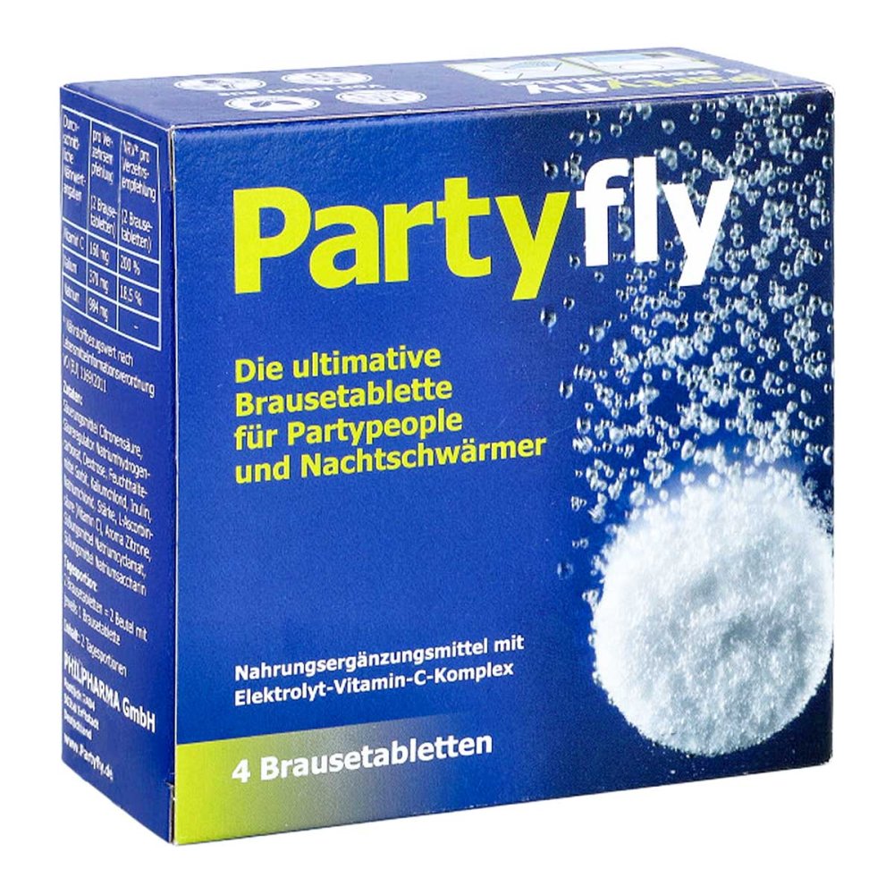 Partyfly Brausetabletten (4 stk)