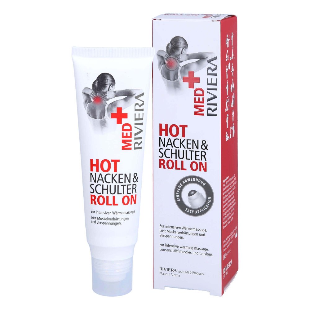 Riviera Med+ Hot Nacken & Schulter Roll-On (75 ml)