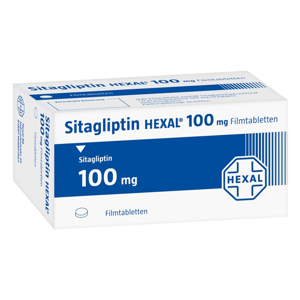 Sitagliptin Hexal 100 Mg Filmtabletten (98 stk)