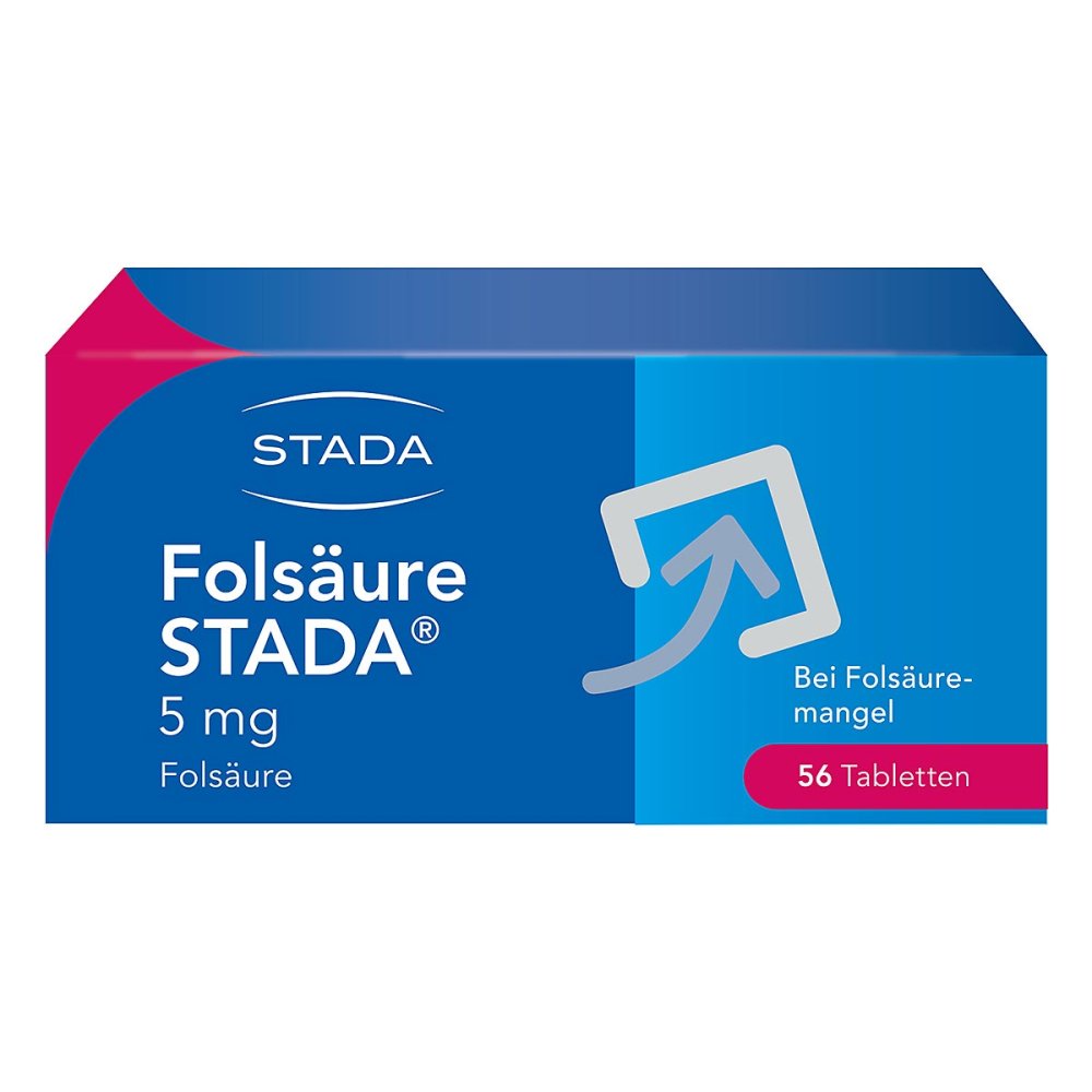 Folsäure Stada 5 Mg Tabletten (56 stk)