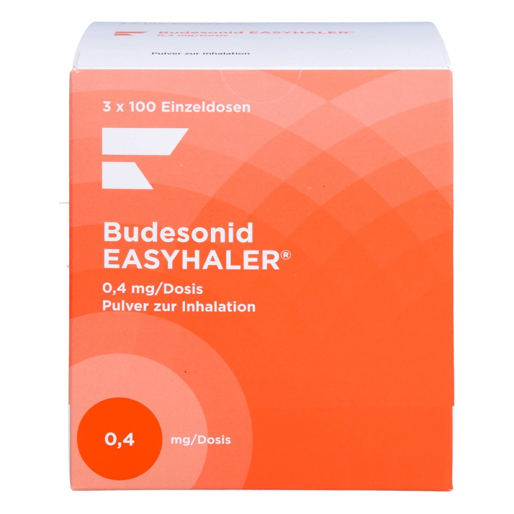 Budesonid Easyhaler 0,4 Mg/Dosis 3x100 Ed P.Z.Inh. (3 stk)
