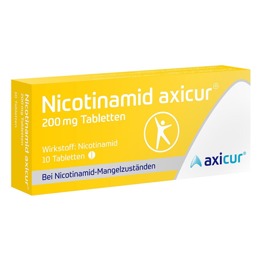 Nicotinamid Axicur 200 Mg Tabletten (10 stk)