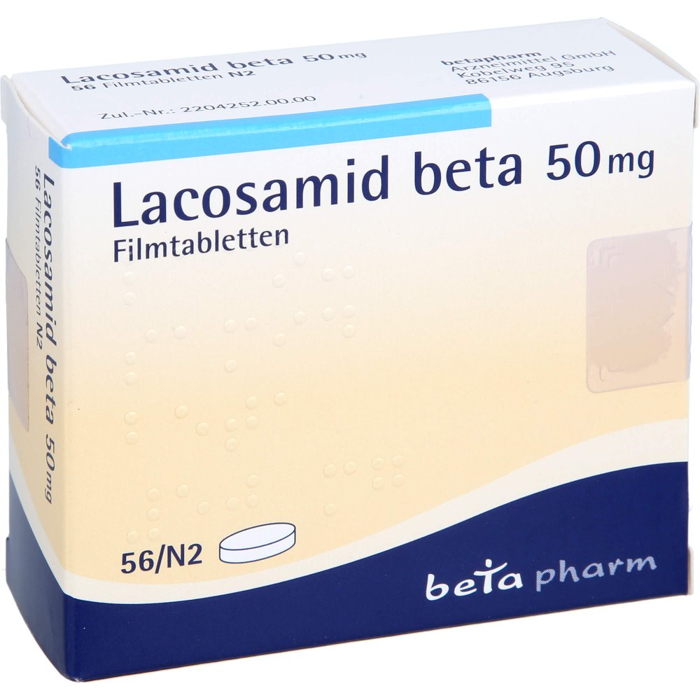 Lacosamid Beta 50 Mg Filmtabletten (56 stk)