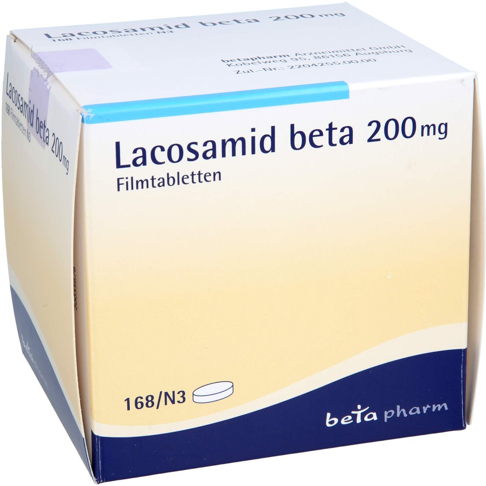 Lacosamid Beta 200 Mg Filmtabletten (168 stk)
