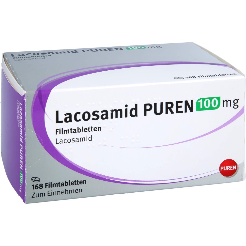 Lacosamid Puren 100 Mg Filmtabletten (168 stk)